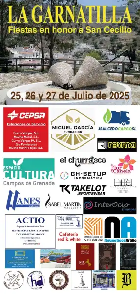 fiestas patronales la garnatilla 2025