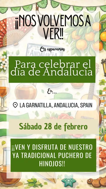 dia de andalucia en la garnatilla